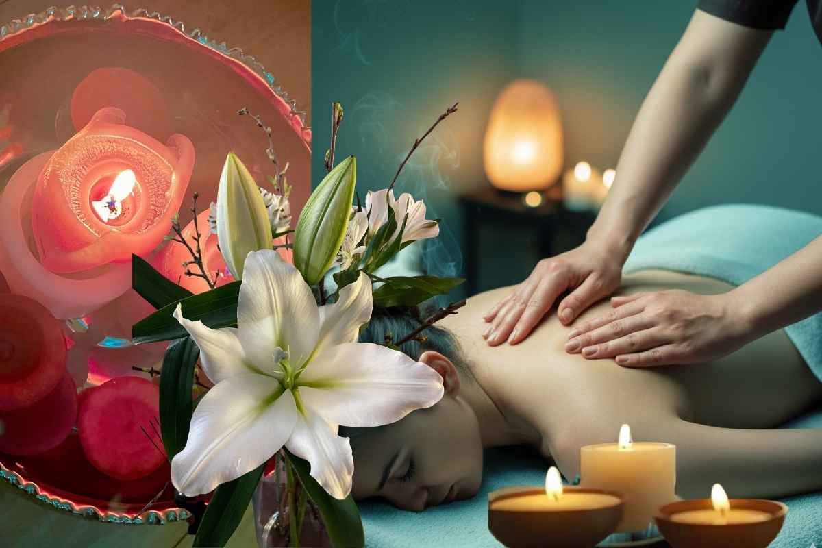 Aromaöl-Massage